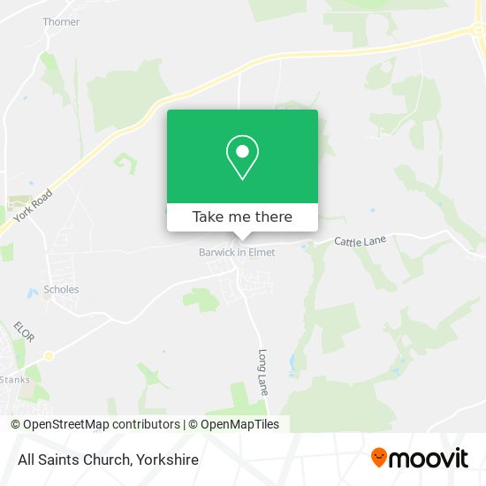 All Saints Church map