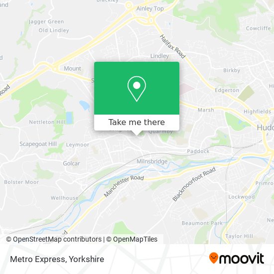 Metro Express map