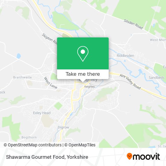 Shawarma Gourmet Food map
