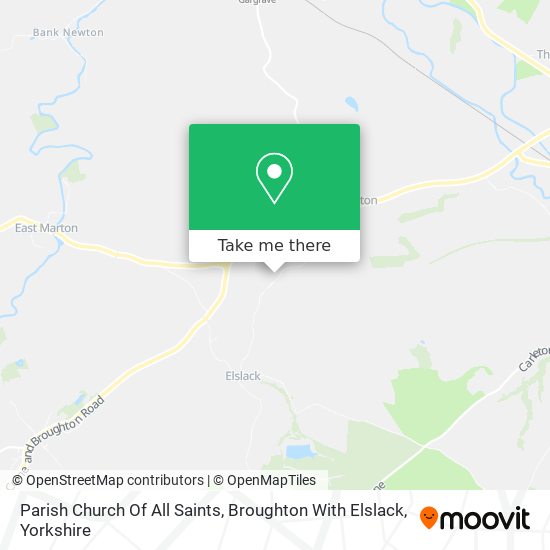 Parish Church Of All Saints, Broughton With Elslack map