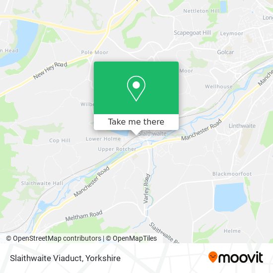 Slaithwaite Viaduct map