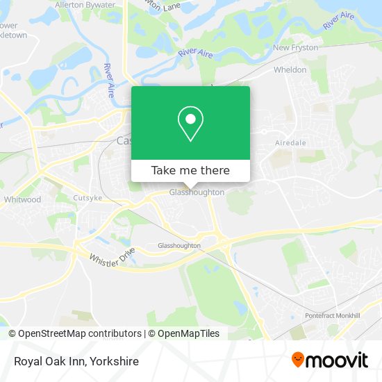 Royal Oak Inn map