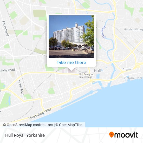 Hull Royal map