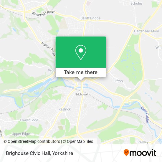 Brighouse Civic Hall map