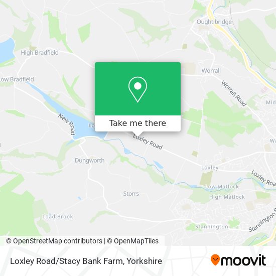 Loxley Road/Stacy Bank Farm map