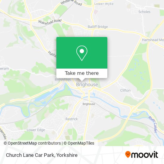 Church Lane Car Park map