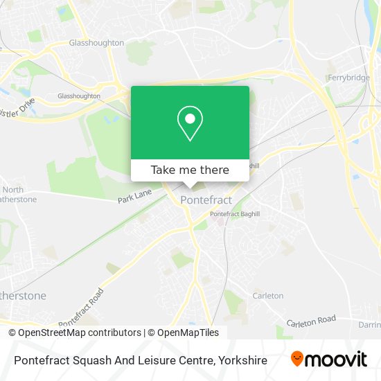 Pontefract Squash And Leisure Centre map