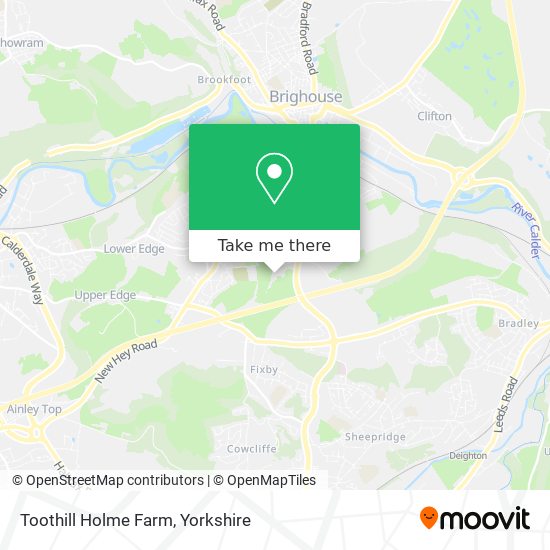 Toothill Holme Farm map