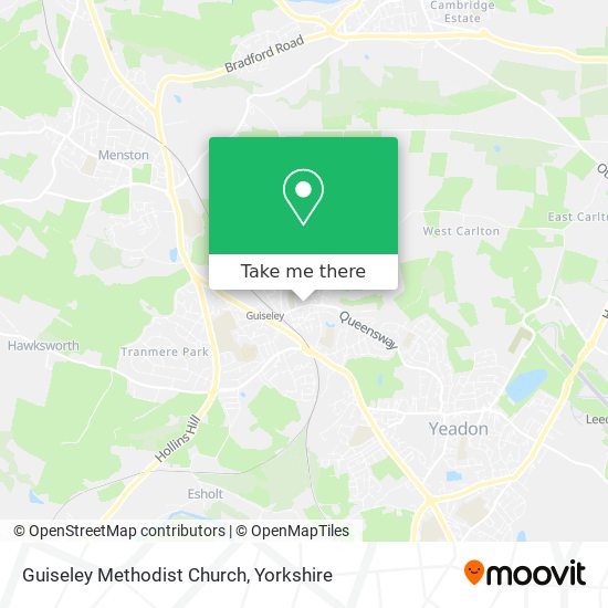 Guiseley Methodist Church map