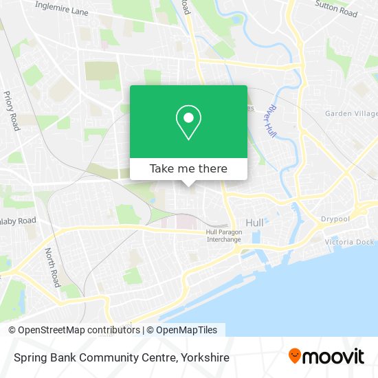 Spring Bank Community Centre map