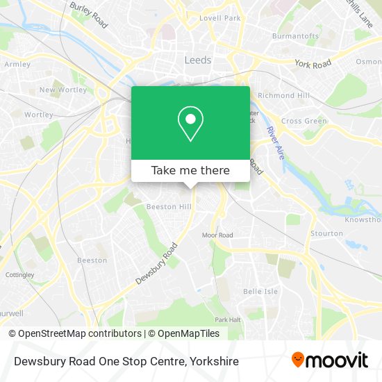 Dewsbury Road One Stop Centre map