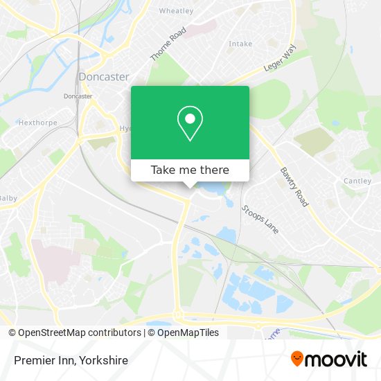 Premier Inn map