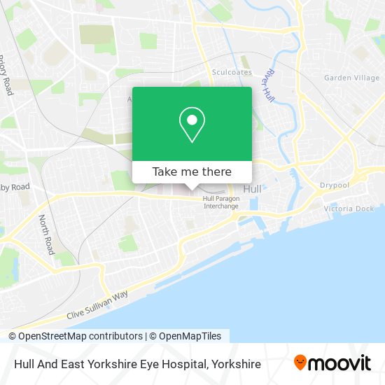 Hull And East Yorkshire Eye Hospital map