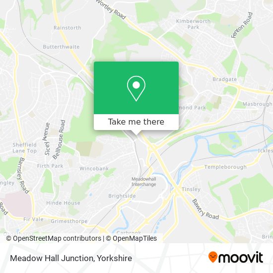 Meadow Hall Junction map
