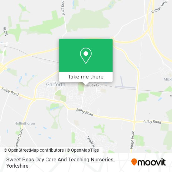 Sweet Peas Day Care And Teaching Nurseries map
