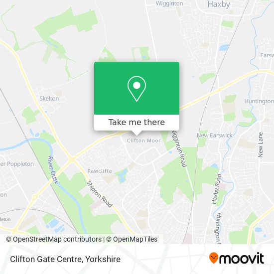 Clifton Gate Centre map