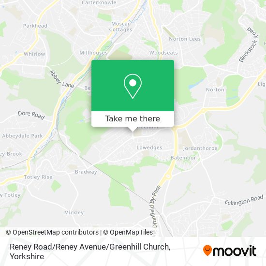 Reney Road / Reney Avenue / Greenhill Church map