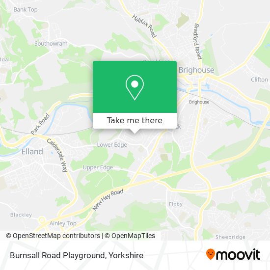 Burnsall Road Playground map