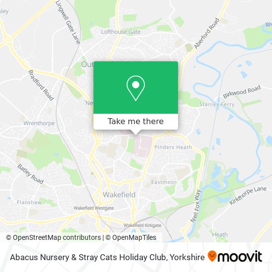 Abacus Nursery & Stray Cats Holiday Club map