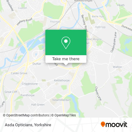 Asda Opticians map