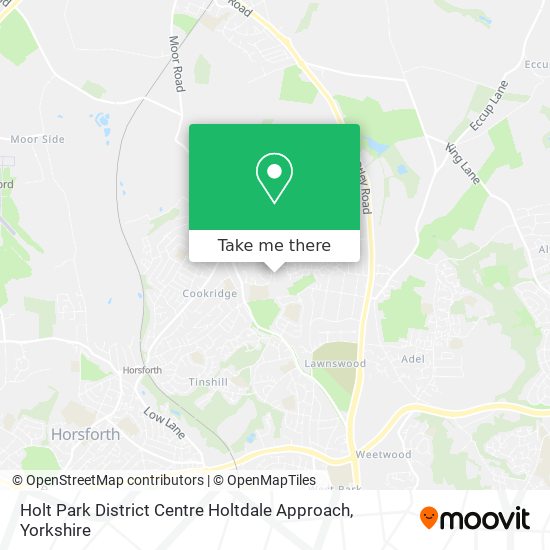 Holt Park District Centre Holtdale Approach map