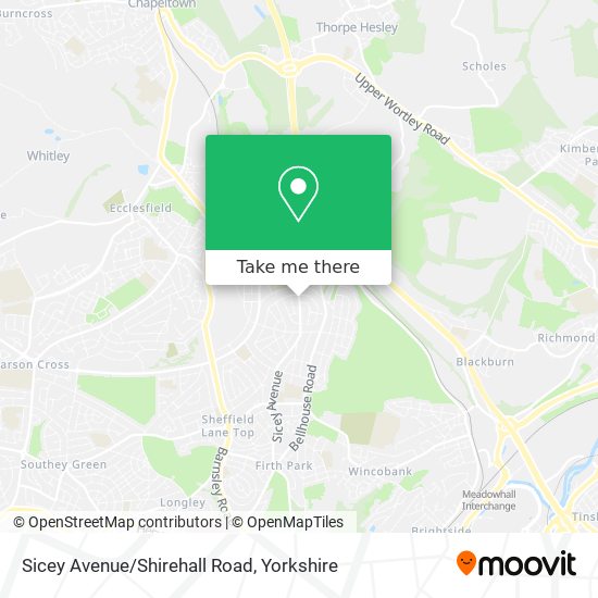 Sicey Avenue/Shirehall Road map