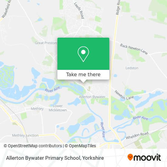 Allerton Bywater Primary School map