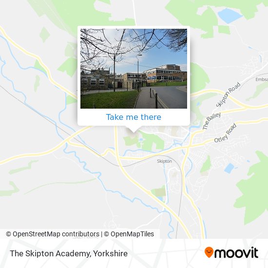 The Skipton Academy map