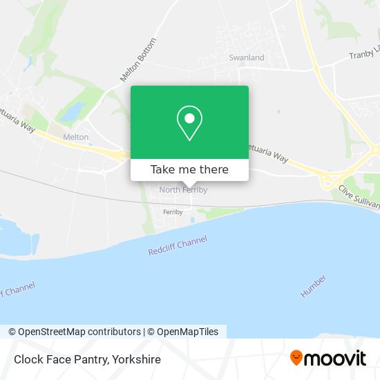 Clock Face Pantry map