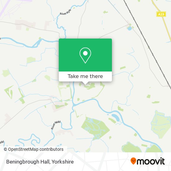 Beningbrough Hall map