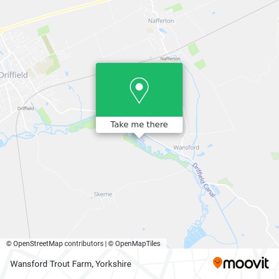 Wansford Trout Farm map