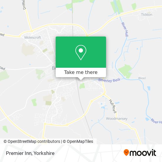 Premier Inn map