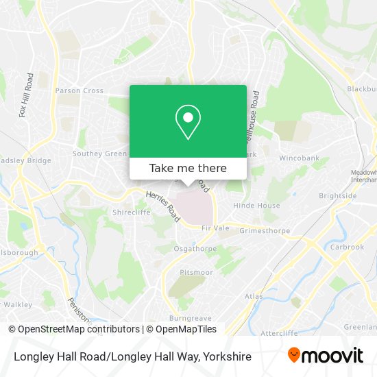 Longley Hall Road / Longley Hall Way map