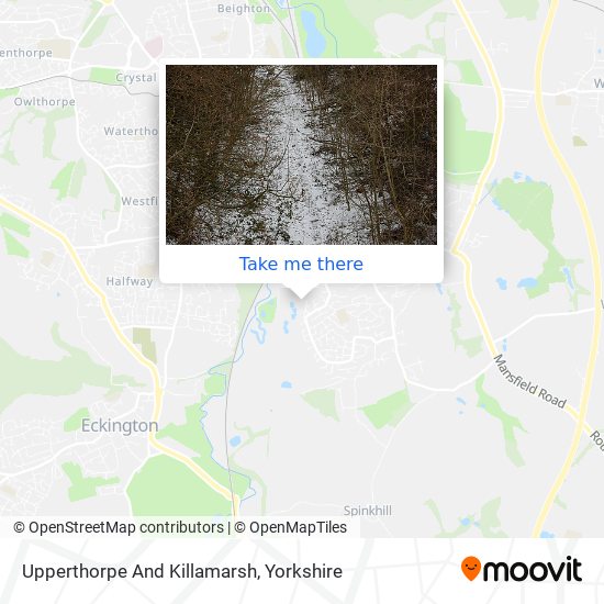 Upperthorpe And Killamarsh map