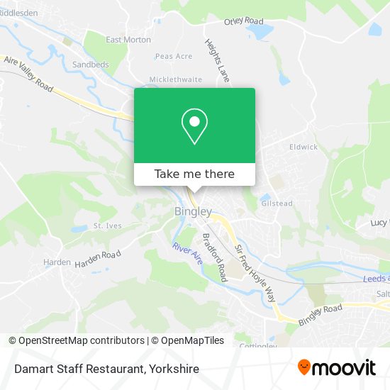 Damart Staff Restaurant map