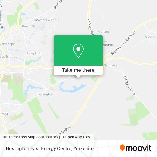 Heslington East Energy Centre map