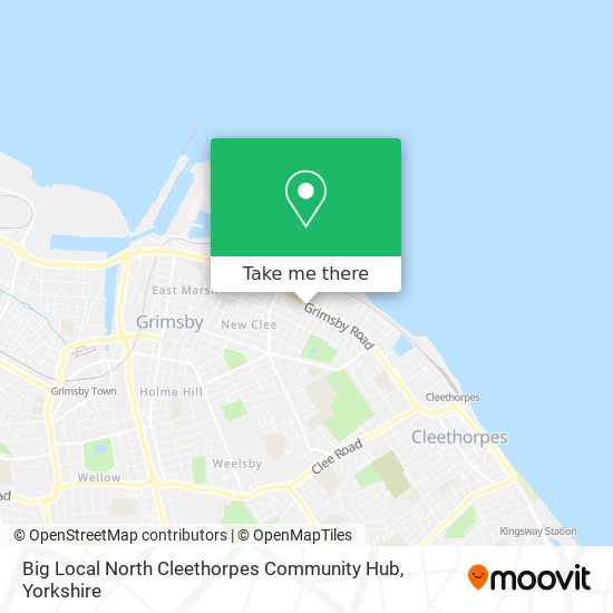 Big Local North Cleethorpes Community Hub map