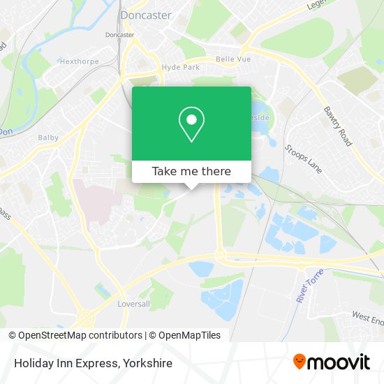 Holiday Inn Express map