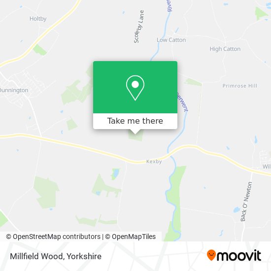 Millfield Wood map