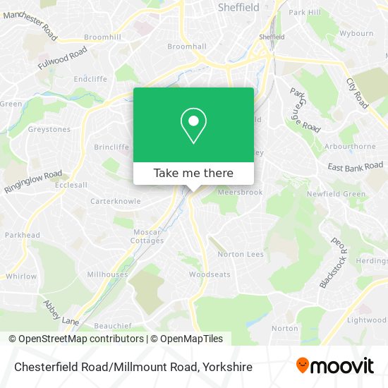 Chesterfield Road / Millmount Road map