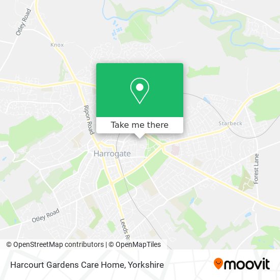 Harcourt Gardens Care Home map