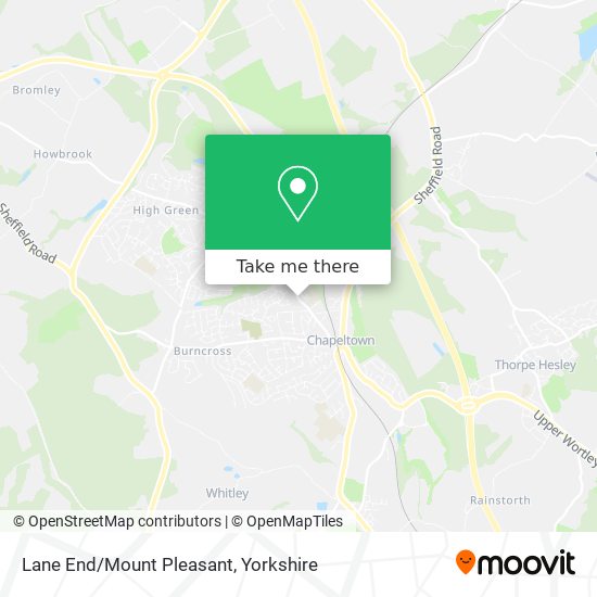 Lane End/Mount Pleasant map