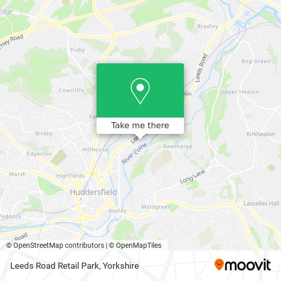 Leeds Road Retail Park map