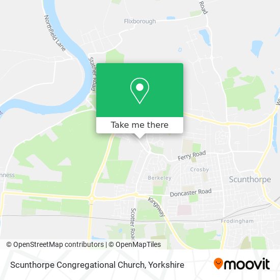 Scunthorpe Congregational Church map