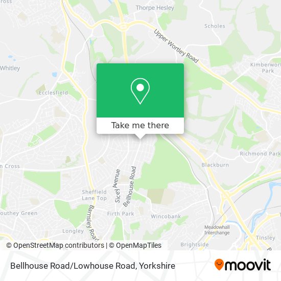 Bellhouse Road/Lowhouse Road map