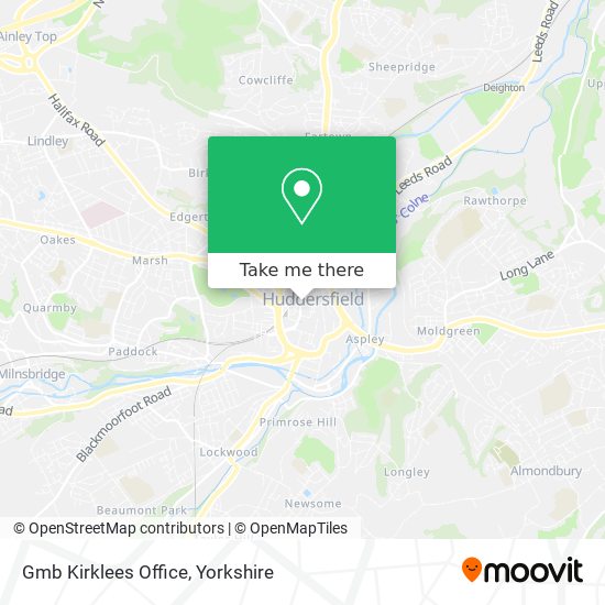 Gmb Kirklees Office map