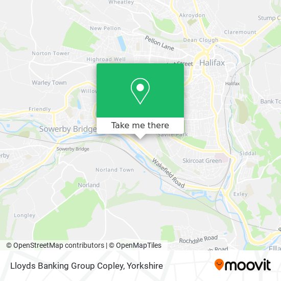 Lloyds Banking Group Copley map