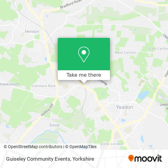 Guiseley Community Events map