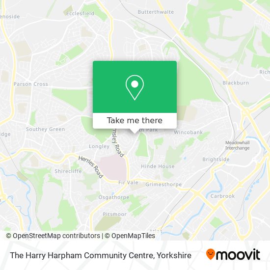 The Harry Harpham Community Centre map