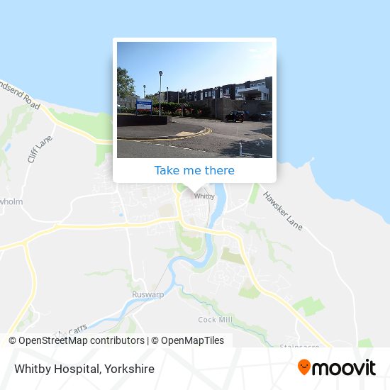 Whitby Hospital map